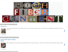 Tablet Screenshot of highfibercontent.blogspot.com