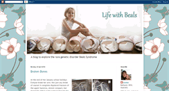 Desktop Screenshot of lifewithbeals.blogspot.com