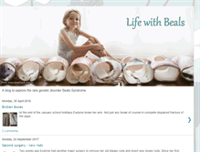 Tablet Screenshot of lifewithbeals.blogspot.com