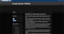 Desktop Screenshot of lungcanceronline.blogspot.com