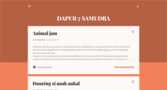 Desktop Screenshot of dapur7samudra.blogspot.com