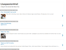 Tablet Screenshot of lisaspassion4mel.blogspot.com