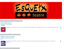 Tablet Screenshot of esquetxteatre.blogspot.com