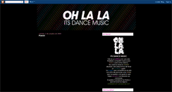 Desktop Screenshot of ohlaladancemusic.blogspot.com