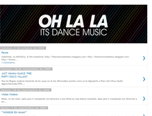 Tablet Screenshot of ohlaladancemusic.blogspot.com