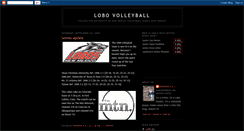 Desktop Screenshot of lobovolleyball.blogspot.com