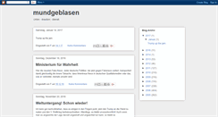 Desktop Screenshot of mundgeblasen.blogspot.com