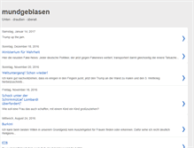 Tablet Screenshot of mundgeblasen.blogspot.com