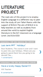 Mobile Screenshot of literatureprojects.blogspot.com
