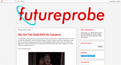 Desktop Screenshot of futureprobe.blogspot.com