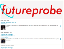 Tablet Screenshot of futureprobe.blogspot.com