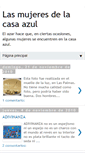 Mobile Screenshot of mujeresdelacasazul.blogspot.com