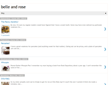 Tablet Screenshot of belleandrose.blogspot.com