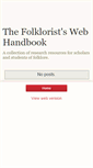 Mobile Screenshot of folklorehandbook.blogspot.com