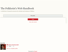 Tablet Screenshot of folklorehandbook.blogspot.com