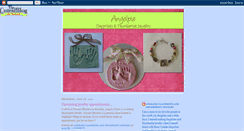 Desktop Screenshot of angelpieclayprintsthumbprintjewelry.blogspot.com