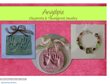 Tablet Screenshot of angelpieclayprintsthumbprintjewelry.blogspot.com