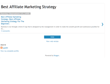 Tablet Screenshot of bestaffiliatemarketing-strategy.blogspot.com