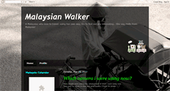 Desktop Screenshot of malaysian-walker.blogspot.com