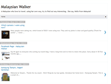 Tablet Screenshot of malaysian-walker.blogspot.com