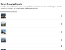 Tablet Screenshot of desde-la-angelopolis.blogspot.com