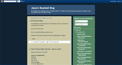 Desktop Screenshot of jasonsbaseballnotebook.blogspot.com
