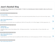 Tablet Screenshot of jasonsbaseballnotebook.blogspot.com
