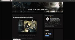 Desktop Screenshot of chaosgaming.blogspot.com