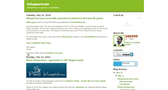 Desktop Screenshot of myinfospectrum.blogspot.com