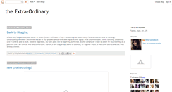 Desktop Screenshot of anextra-ordinaryexistence.blogspot.com