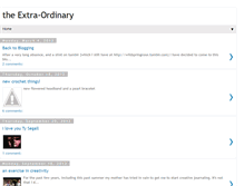 Tablet Screenshot of anextra-ordinaryexistence.blogspot.com