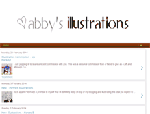 Tablet Screenshot of abbywrightillustration.blogspot.com