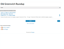 Tablet Screenshot of oldgreenwichroundup.blogspot.com