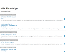 Tablet Screenshot of mmaknowledge.blogspot.com