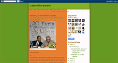 Desktop Screenshot of leonfelixbatista.blogspot.com