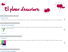 Tablet Screenshot of elplaerdescriure.blogspot.com