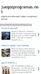 Mobile Screenshot of juegosprogramasnet.blogspot.com