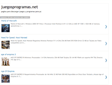 Tablet Screenshot of juegosprogramasnet.blogspot.com