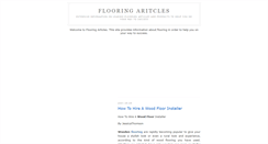 Desktop Screenshot of flooring-article.blogspot.com