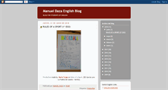 Desktop Screenshot of manudaza.blogspot.com