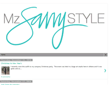 Tablet Screenshot of mzsavvystyle.blogspot.com