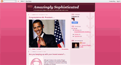 Desktop Screenshot of amazinglysophisticated.blogspot.com