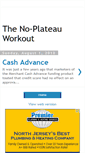 Mobile Screenshot of noplateauworkout.blogspot.com