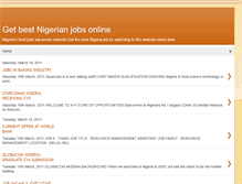 Tablet Screenshot of getbestnigerianjobs.blogspot.com