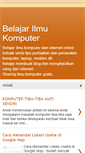 Mobile Screenshot of belajar-ilmu-komputer.blogspot.com