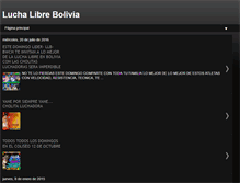 Tablet Screenshot of luchalibreboliviawrestlingbolivia.blogspot.com