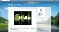 Desktop Screenshot of musicaenelisla.blogspot.com