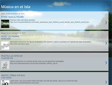 Tablet Screenshot of musicaenelisla.blogspot.com