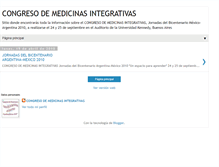 Tablet Screenshot of congresodemedicinasintegrativas.blogspot.com