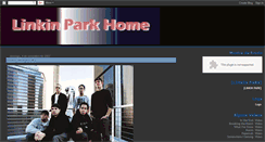 Desktop Screenshot of linkinparkhome.blogspot.com